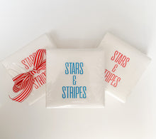  STARS & STRIPES, cocktail napkins - KM Home
