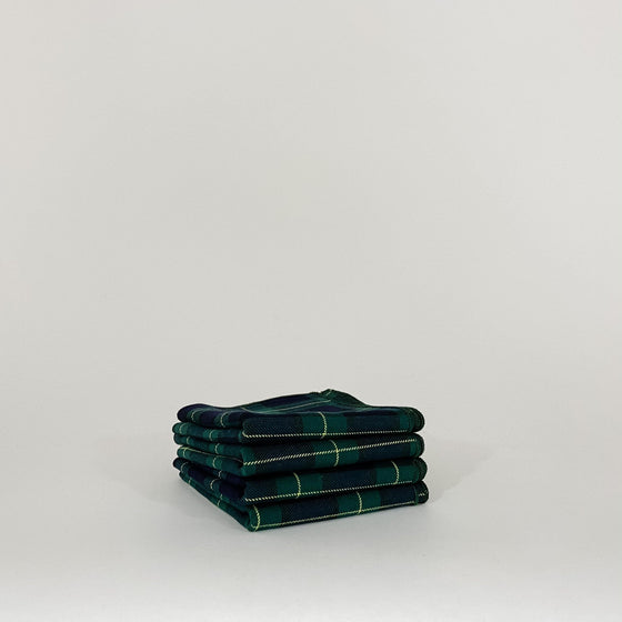 Tartan Cloth Napkins, Set of 4 - KM Home