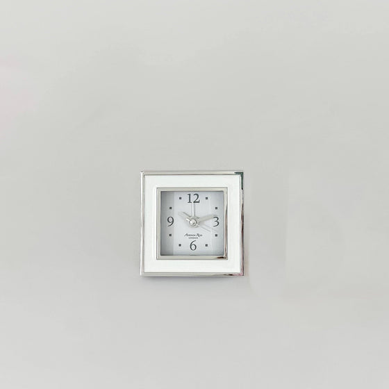 White & Silver Clock - KM Home