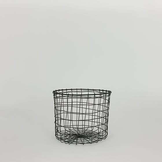 Round Wire Iron Basket - KM Home