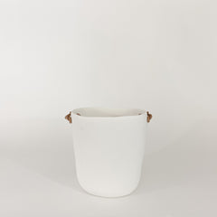 Tina Frey Champagne Bucket with Leather Handles