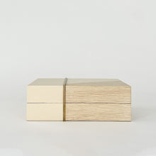  Blonde and Brass Wood Box - KM Home