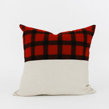  Red Buffalo Colorblock Christmas Pillow - KM Home