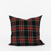 Red Tartan Plaid Pillow - KM Home