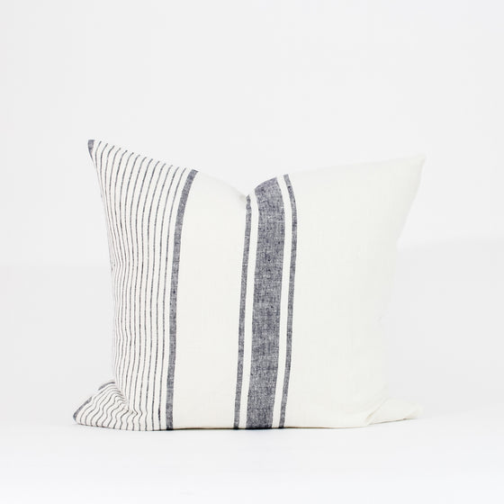 Linen Striped Pillow - KM Home