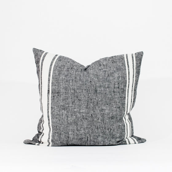 Linen Striped Pillow - KM Home