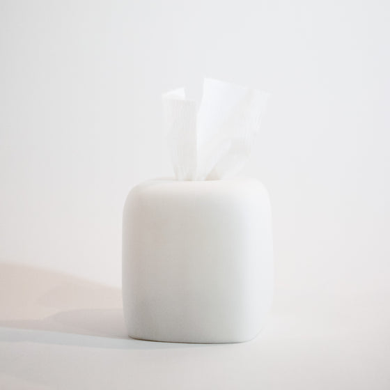 Tina Frey Tissue Box Holder - White - KM Home